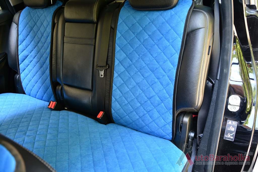 Продам Чехлы на сиденья авто из Алькантары (синий цвет, задний комплект) Киев