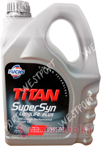 Продам Масло моторное FUCHS TITAN SuperSyn LONGLIFE 0W-30 4л. Бензиновый, Дизельный Днепропетровск