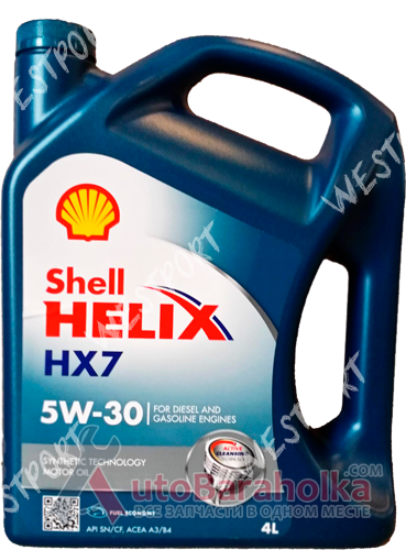 Продам Масло моторное Shell Helix HX7 5W-30 4л Днепропетровск