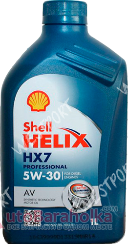 Продам Масло моторное Shell Helix HX7 Professional AV 5W-30 1л Днепропетровск