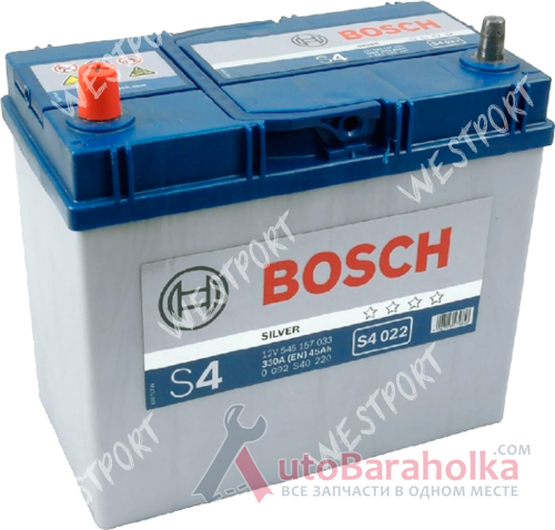 Продам Аккумулятор Bosch 0092S40220 45Ah 330A Азия, тонкие клемы Днепропетровск