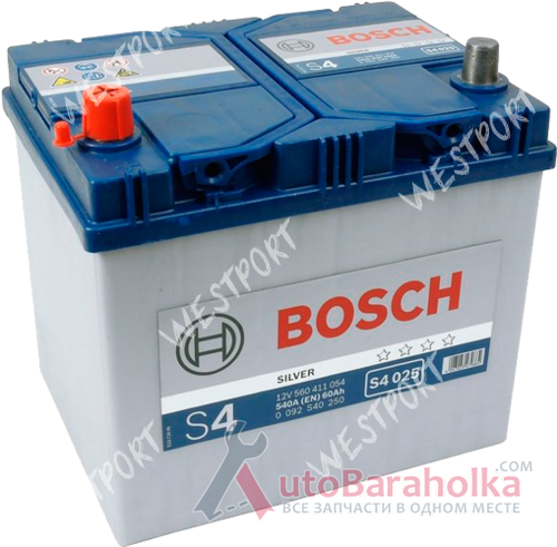 Продам Аккумулятор Bosch 0092S40250 60Ah 540A Азия, стандартные клемы Днепропетровск