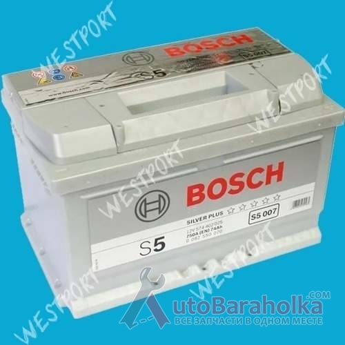 Продам Аккумулятор Bosch 0092S50070 74Ah 750A Днепропетровск