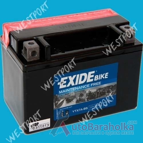 Продам Аккумулятор Exide ETX7A-BS 6Ah 90A Днепропетровск
