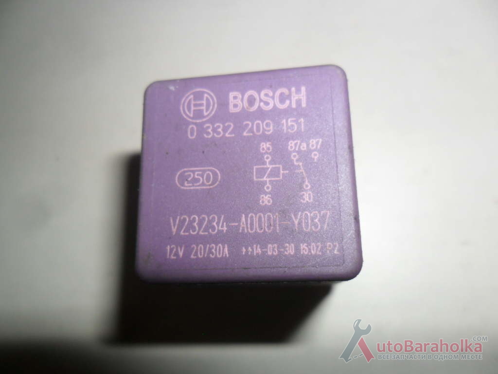 Y 37 20. 0 332 209 151 Bosch. Bosch 0332209151. V23234-a0001-x032. Реле Bosch 12v 40a 0 332 014 156.