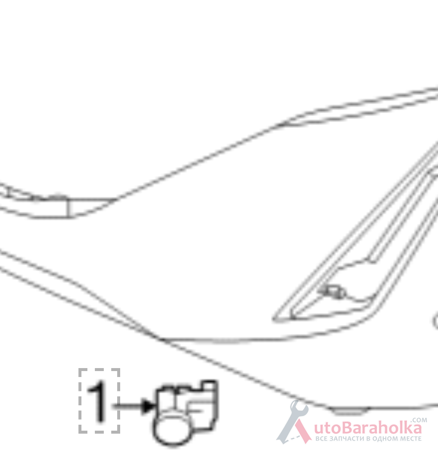 Продам Парктронік кутовий Propilot 2.0 лівий / правий з 03/2023 Nissan Ariya (22-) 28438-7KA2C Київ