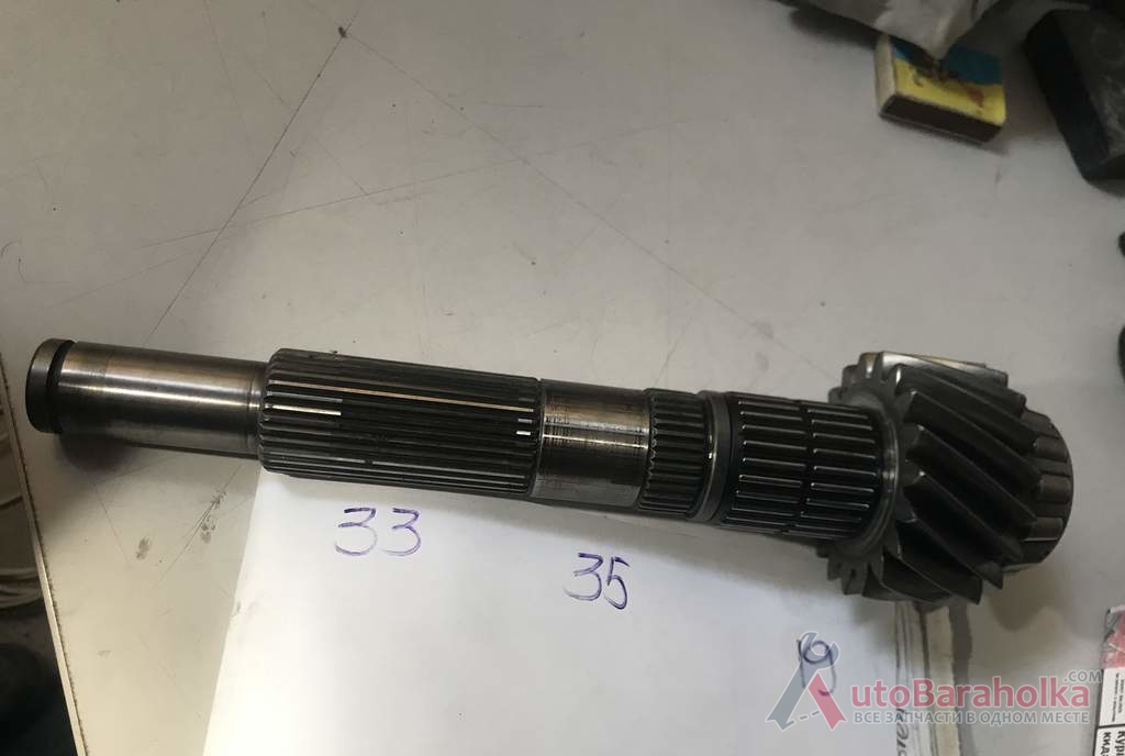 Бу вал вторичный 1-2, 5-6 передачи 6-ст. КПП 19 зубов Renault Laguna 2 Продам Бу вал вторичный 1-2, 5-6 передачи 6-ст. КПП 19 зубов Renault Laguna 2 кировоград